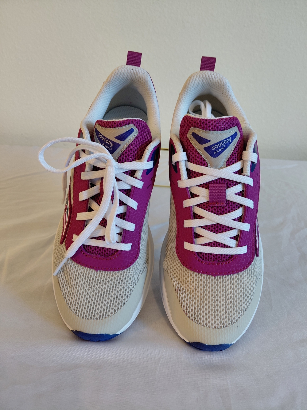 Saucony AXON Purple & Gray Athletic Sneakers Size 3M NEW